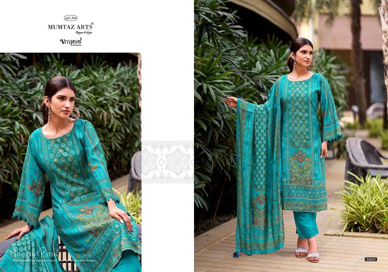 AMOUR by MUMTAZ ARTS 1001 TO 1006 SERIES Pakistani Stylish Embroidered PURE VISC MODAL Dresses At Wholesale Price